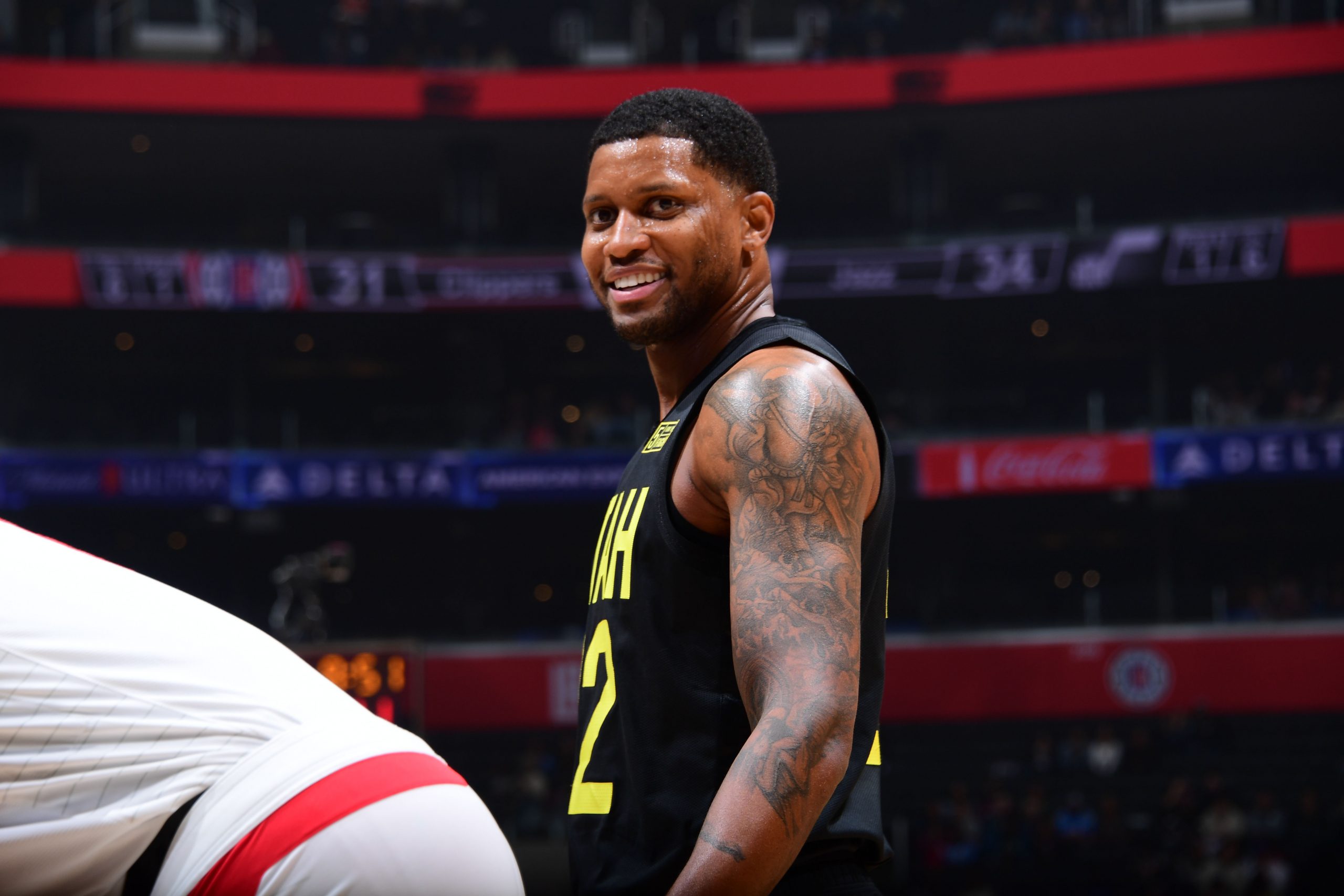 Rudy Gay in uniform, Utah Jazz