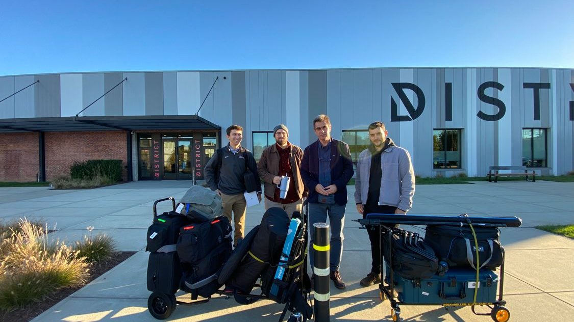 Filming documentary “Innovation in Connecticut “ crew