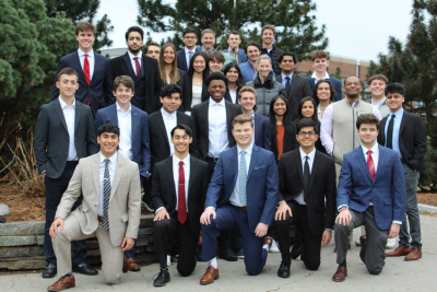 Hillside venture students posing for a group photo