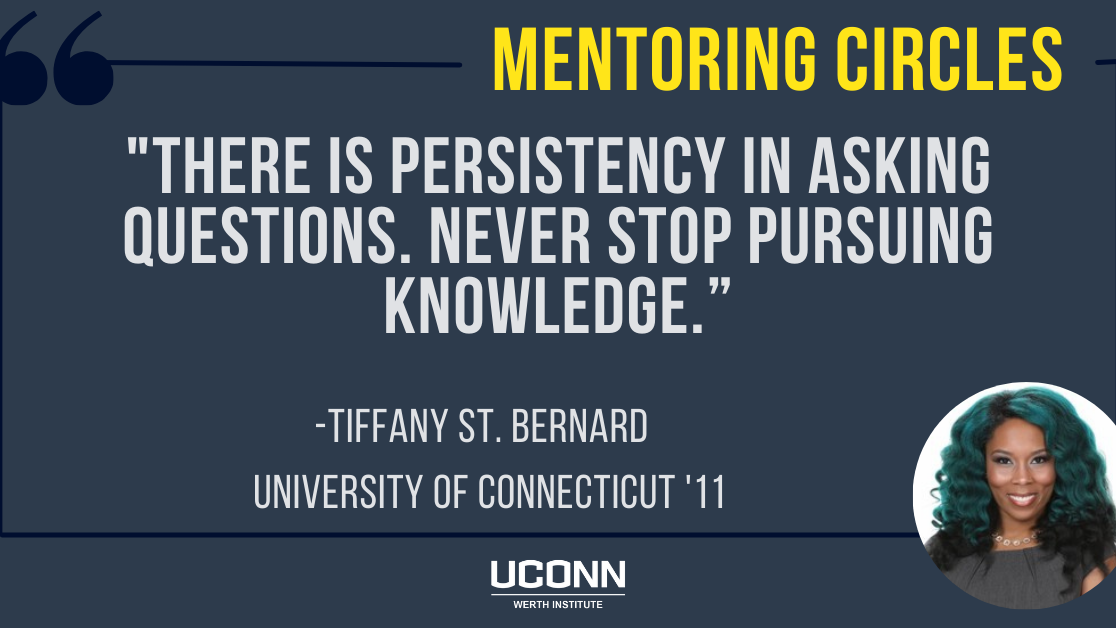 There is persistency in asking questions. Never stop pursuing knowledge.