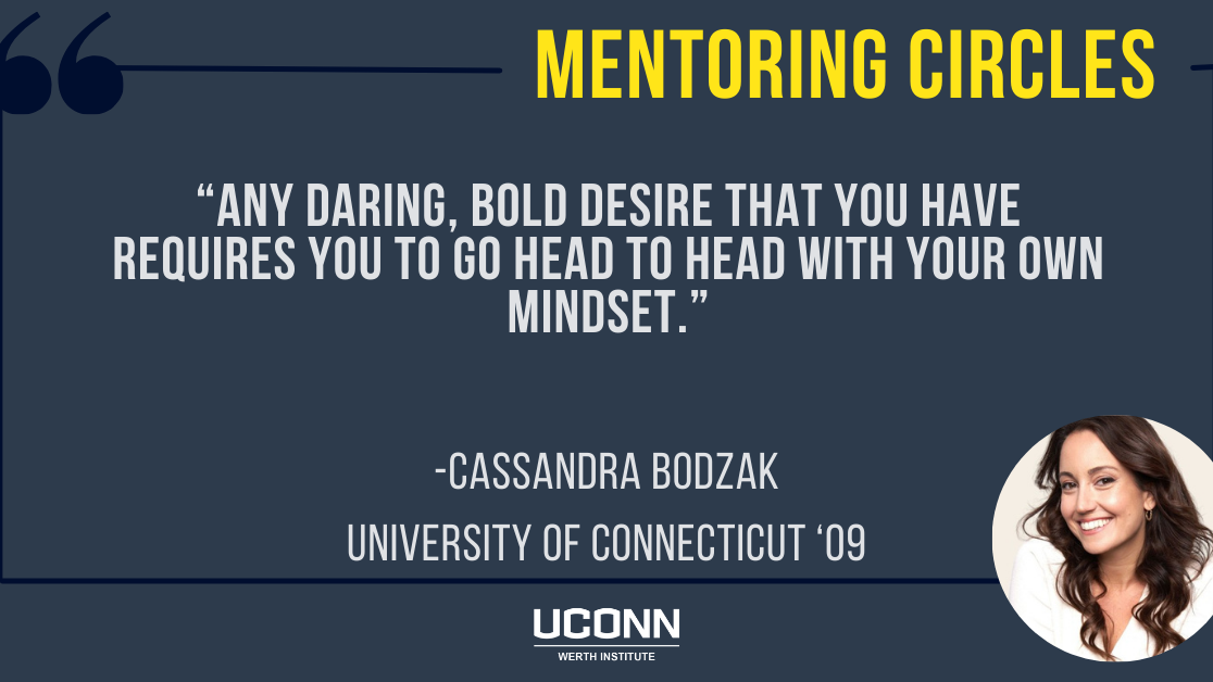 Any daring, bold desire that you have requires you to go head to head with your own mindset.